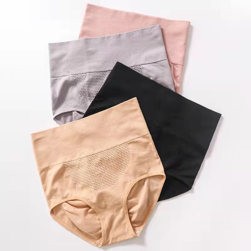 High-waisted panties women seamless breathable buttock tightening trousers